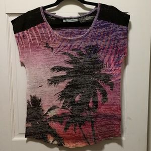 Island Sunset Burnout Top